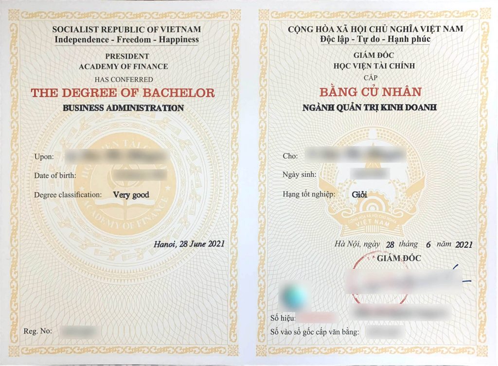 Bằng đại học từ xa không ghi hình thức đào tạo